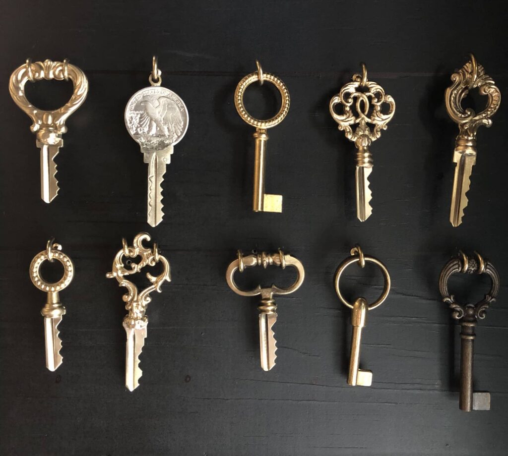 Selection of Castle Keys available at Greenwich Locksmiths